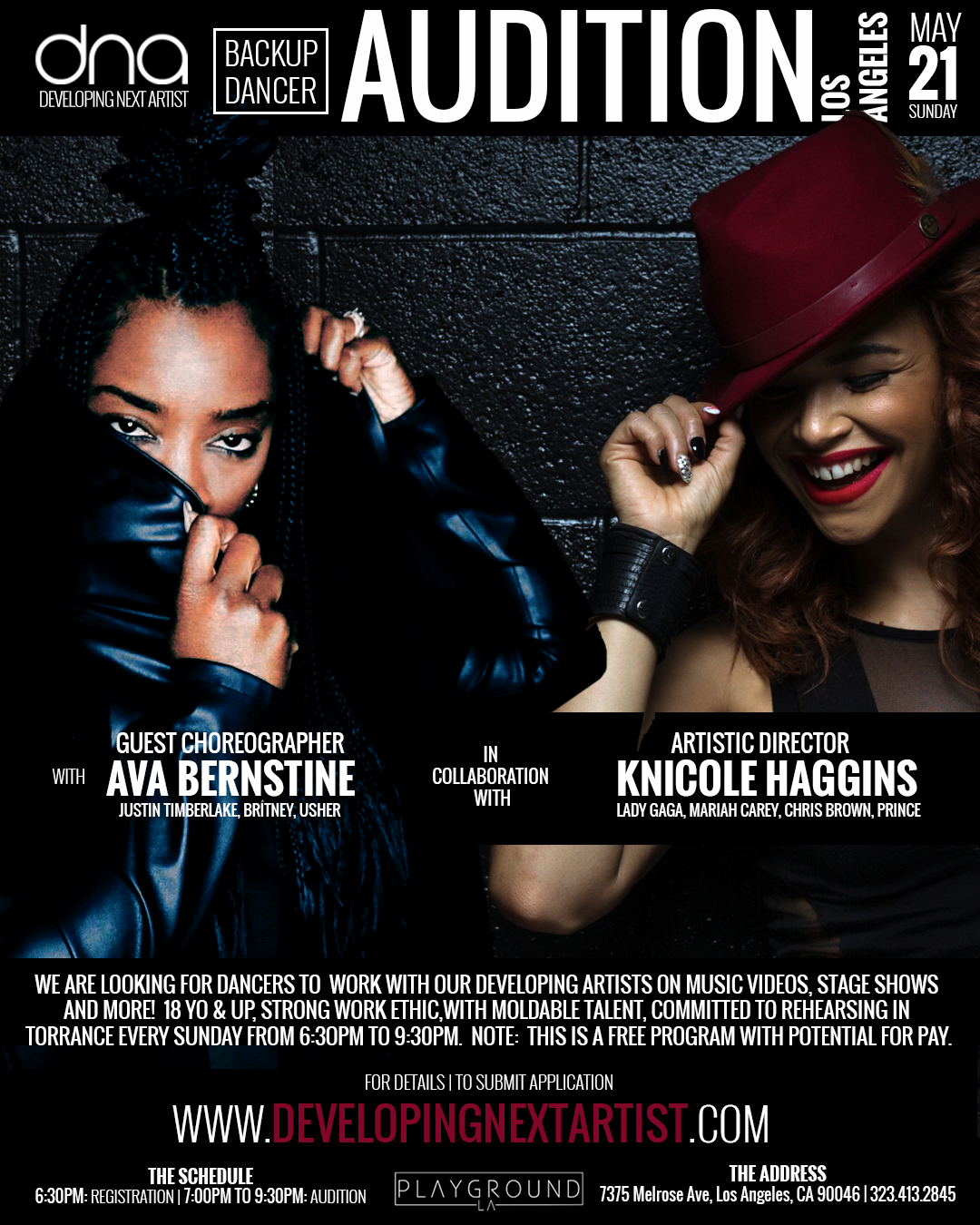 DNA - LOS ANGELES AUDITION