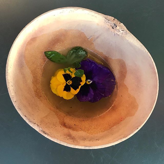 One of @humbertoagaray &lsquo;s drinks for the night: His little floating mezcal garden... Holidays by Bert! #BestBartendersInHouston #LoveOurStaff