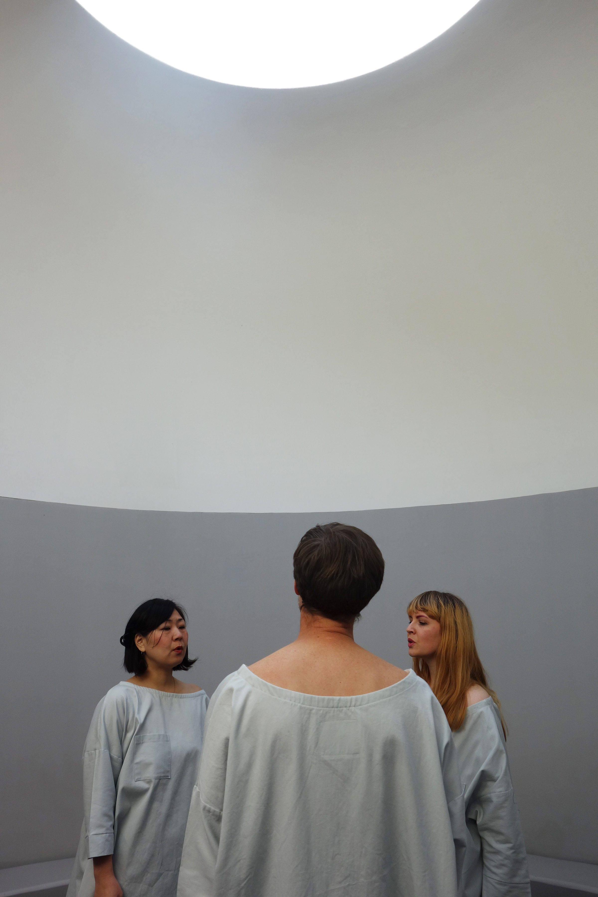 My Mouth at de Young Museum - James Turrell's Three Gems - w/ Rumi Koshino, Colter Jacobsen. Photo: Ry Rocklen. Costume 323