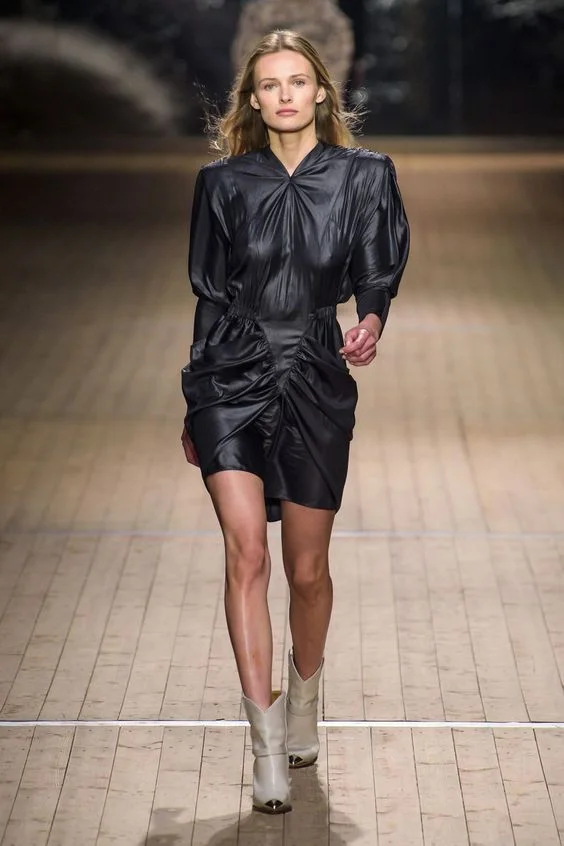 leather dresses fall 2018