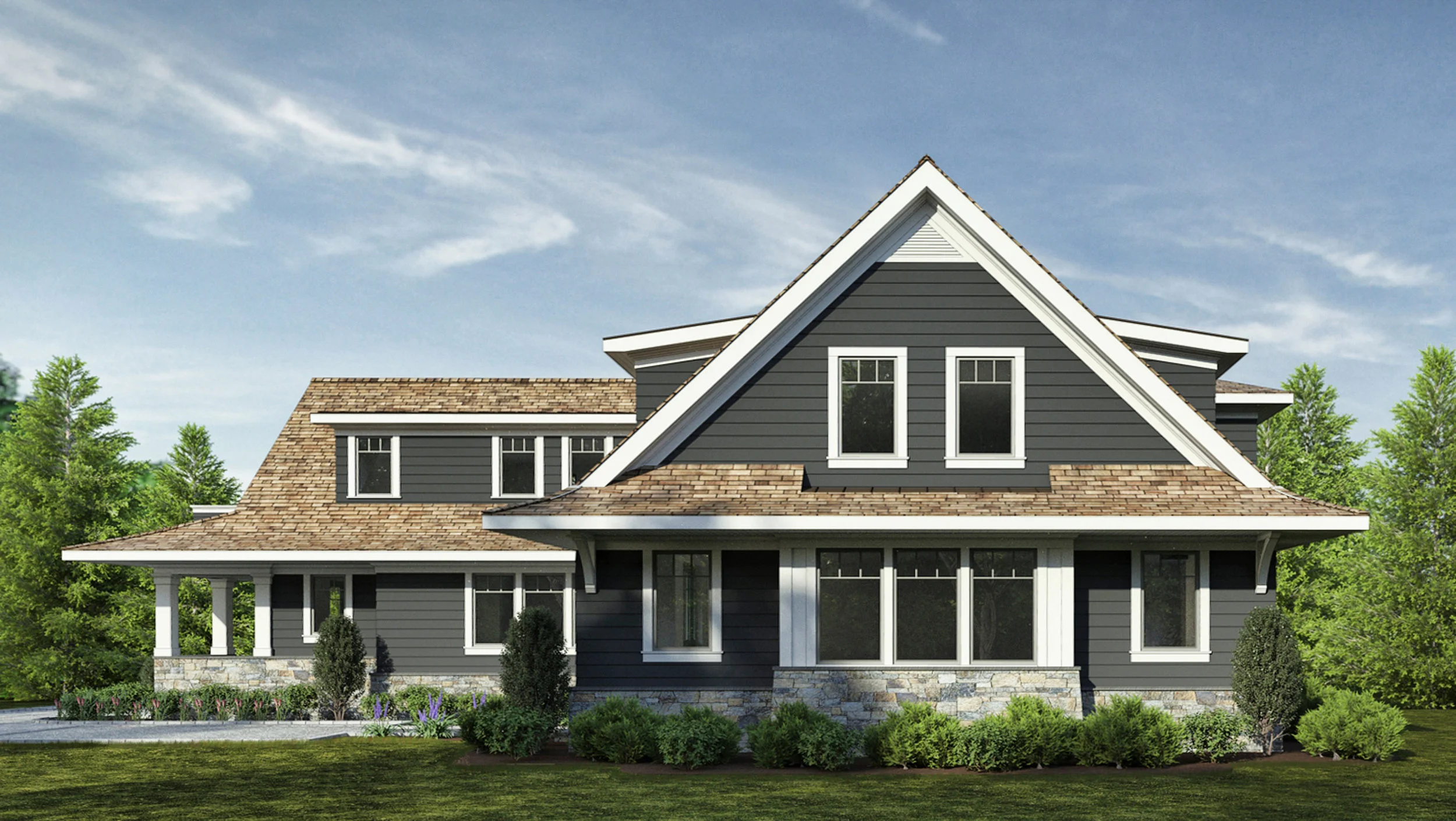 Front Gable Rendering