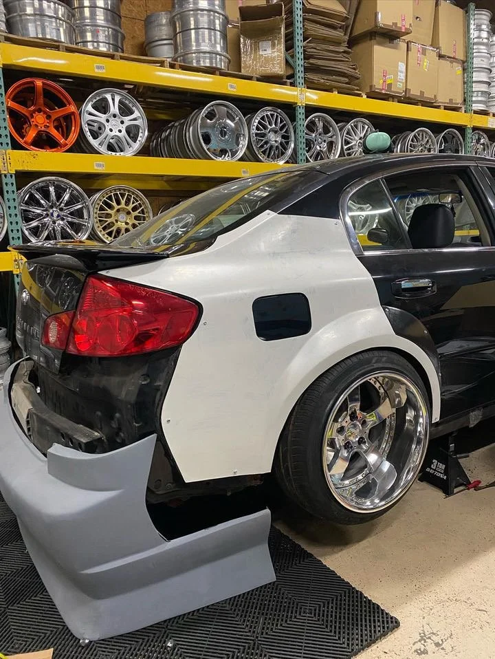 G35 SEDAN G SPEC REAR OVER FENDERS 4PC +35mm