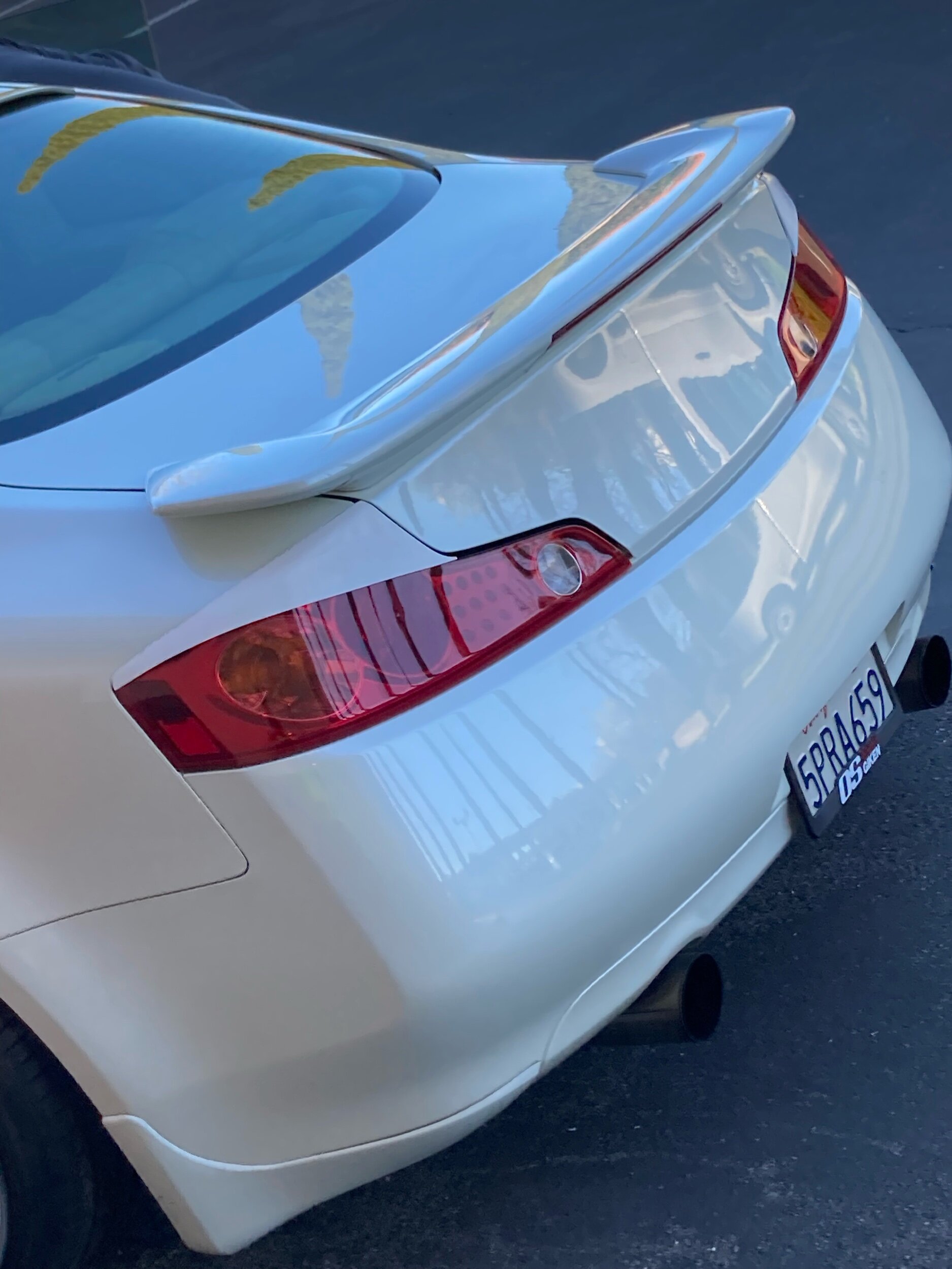 G35 COUPE TAILLIGHT COVERS