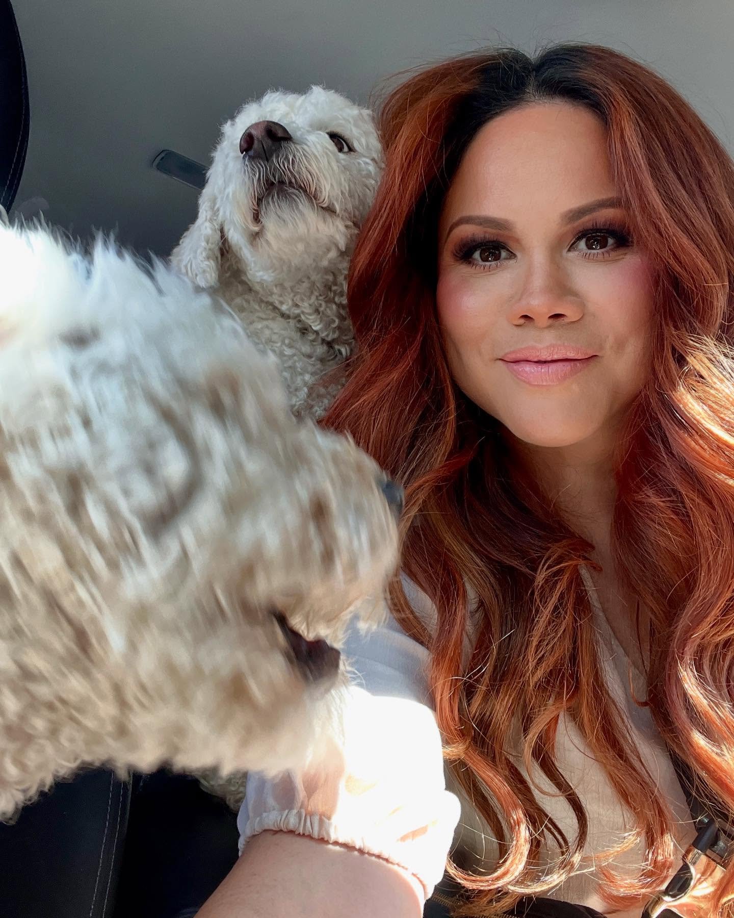 Getting back from our &quot;mom &amp; me&quot; photoshoot with @fuzzy_love_photography. Cant wait to see her magic! If you ever need pictures taken with your furry family members, Dawn is amazing at what she does, and you wont find a nicer human bein