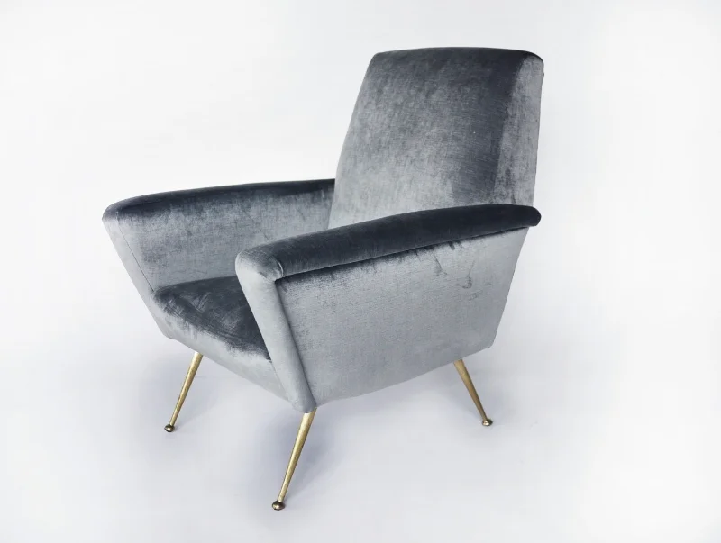 Silver Angle Chair