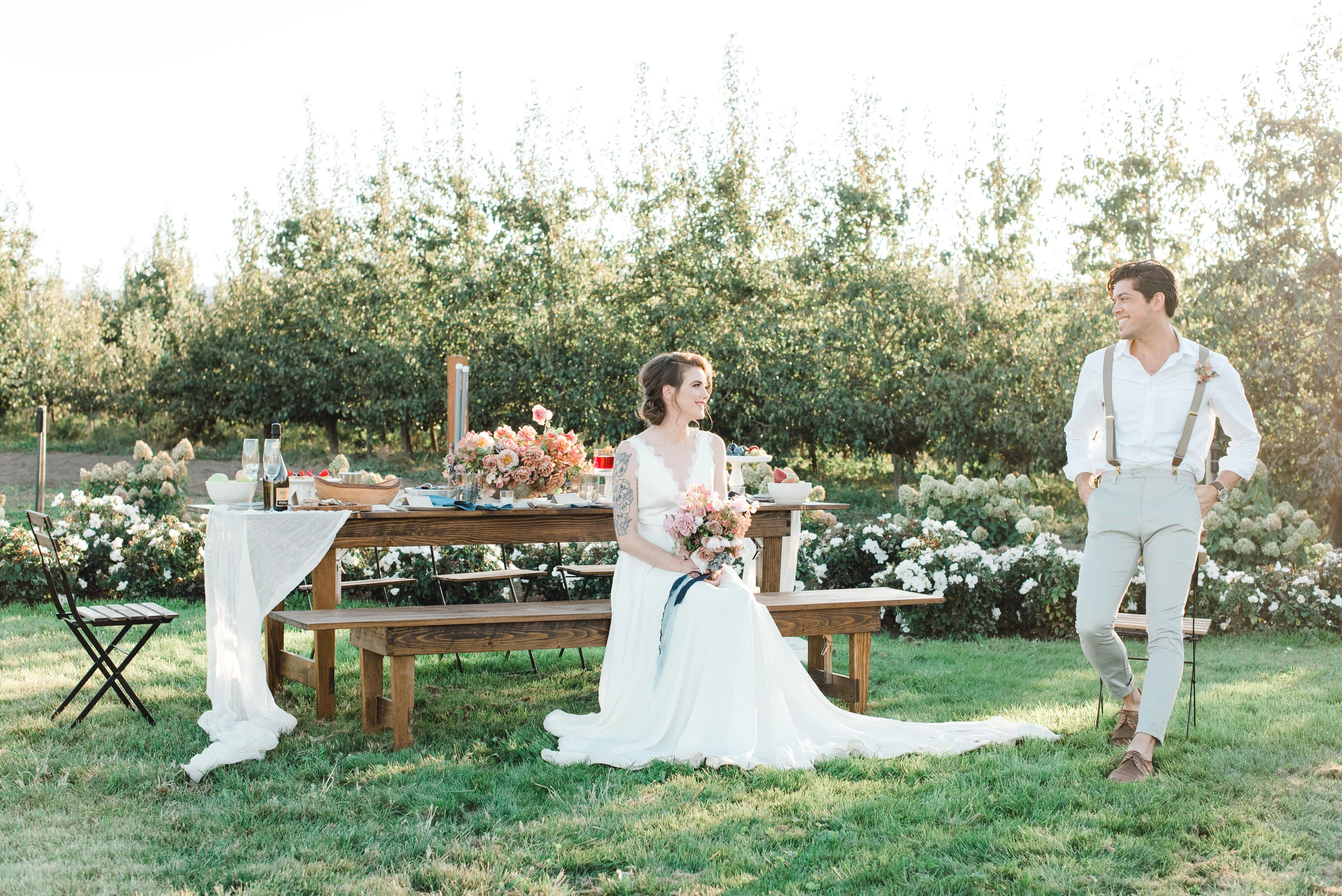 Double Mountain-View Wedding | The Orchard Hood River