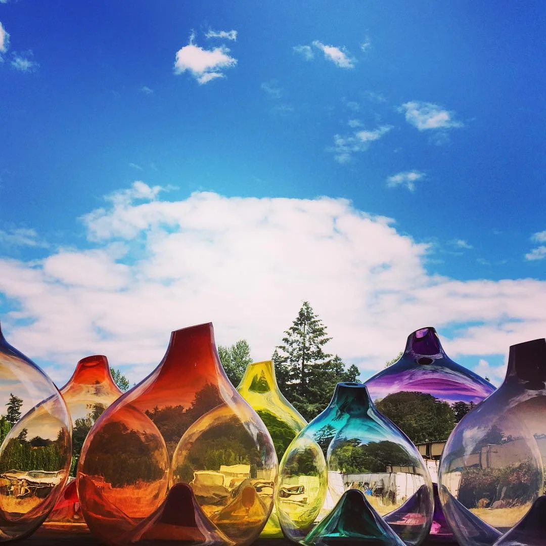 Hand-Blown, Glass, Jug, Esque Studio, Waterdrop