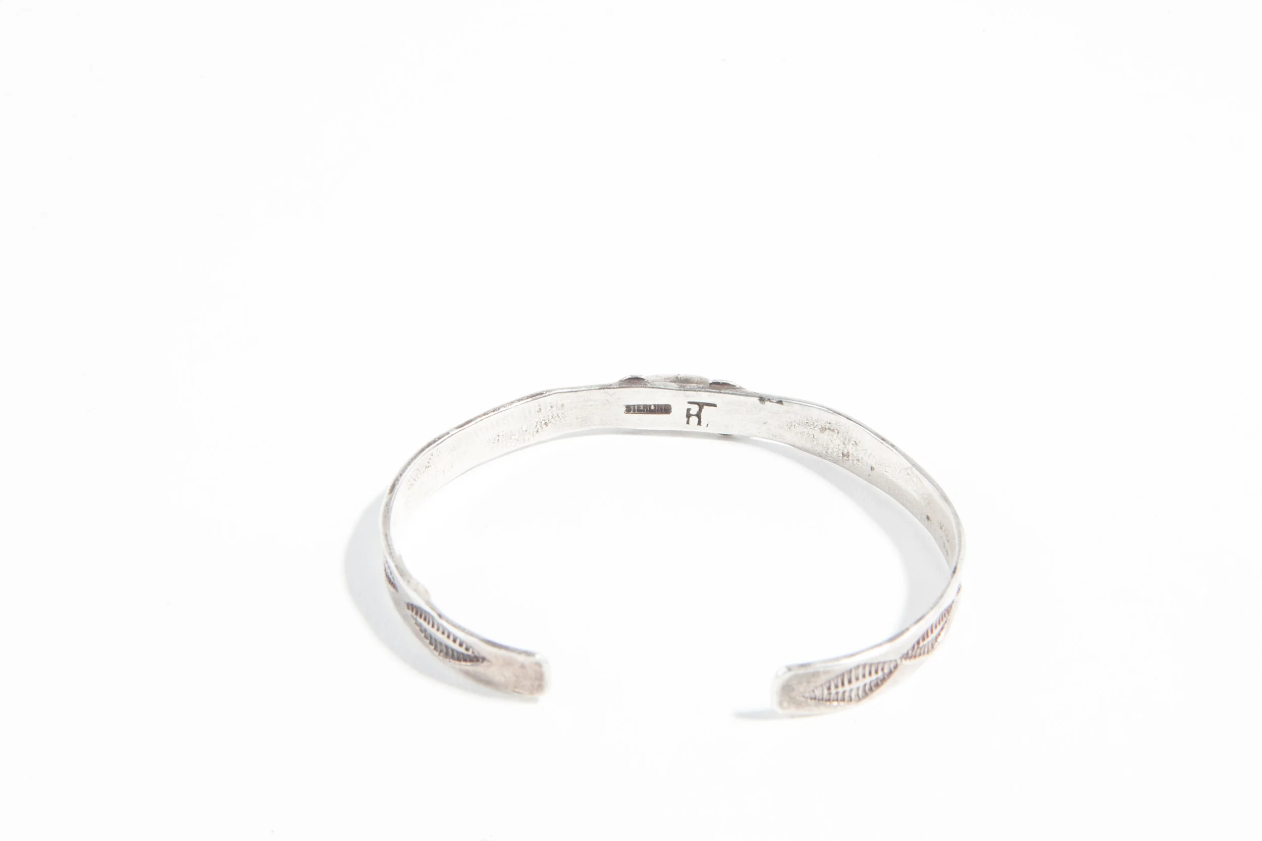 vintage, bracelet, sterling sliver, cuff, native american