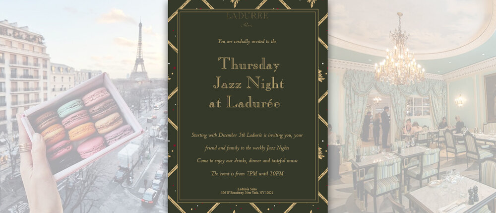 Jazz at Laduree / Prohibition Productions
