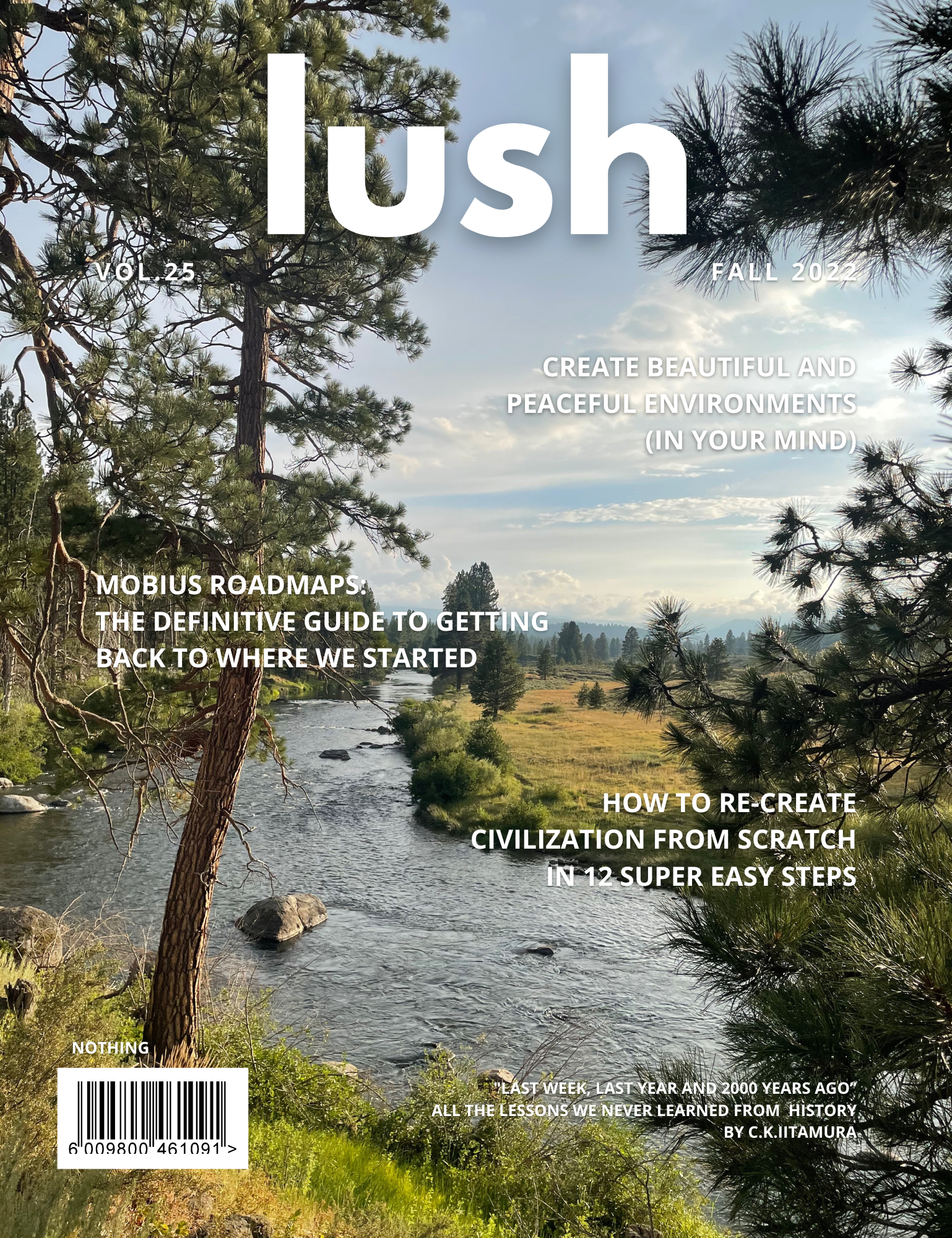 lush magazine cover project by C.K.Itamura Peach Farm Studio