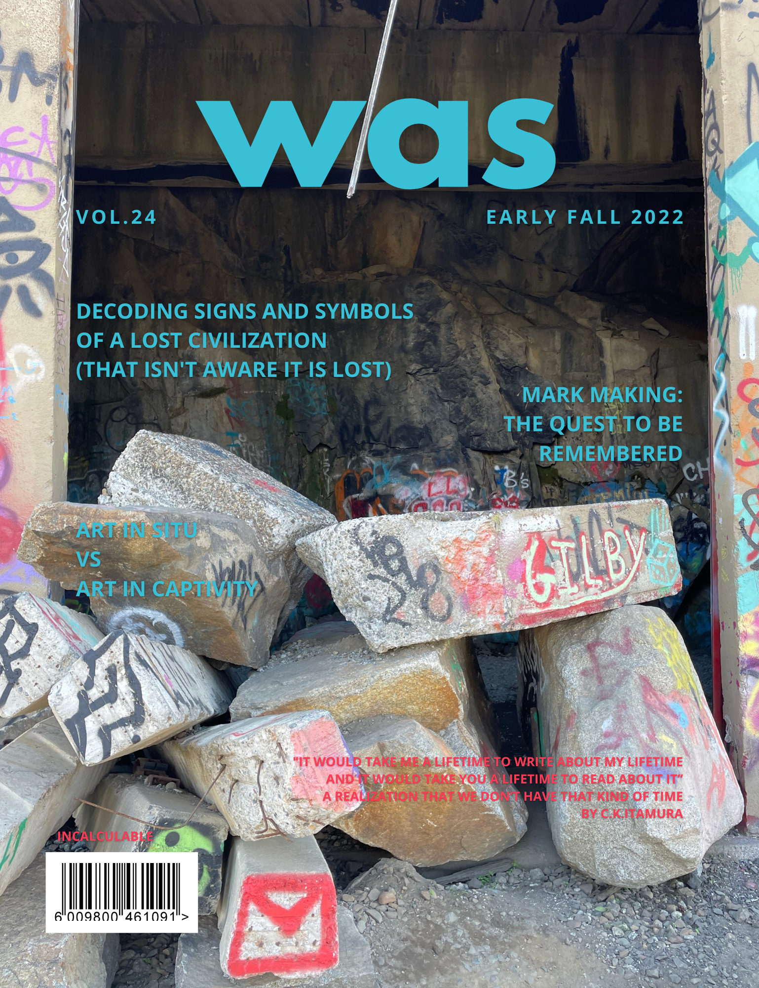 was magazine cover project by C.K.Itamura Peach Farm Studio