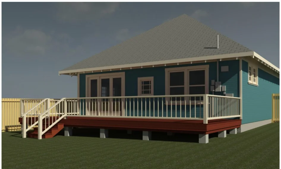 Future Rear Yard and Porch Extension