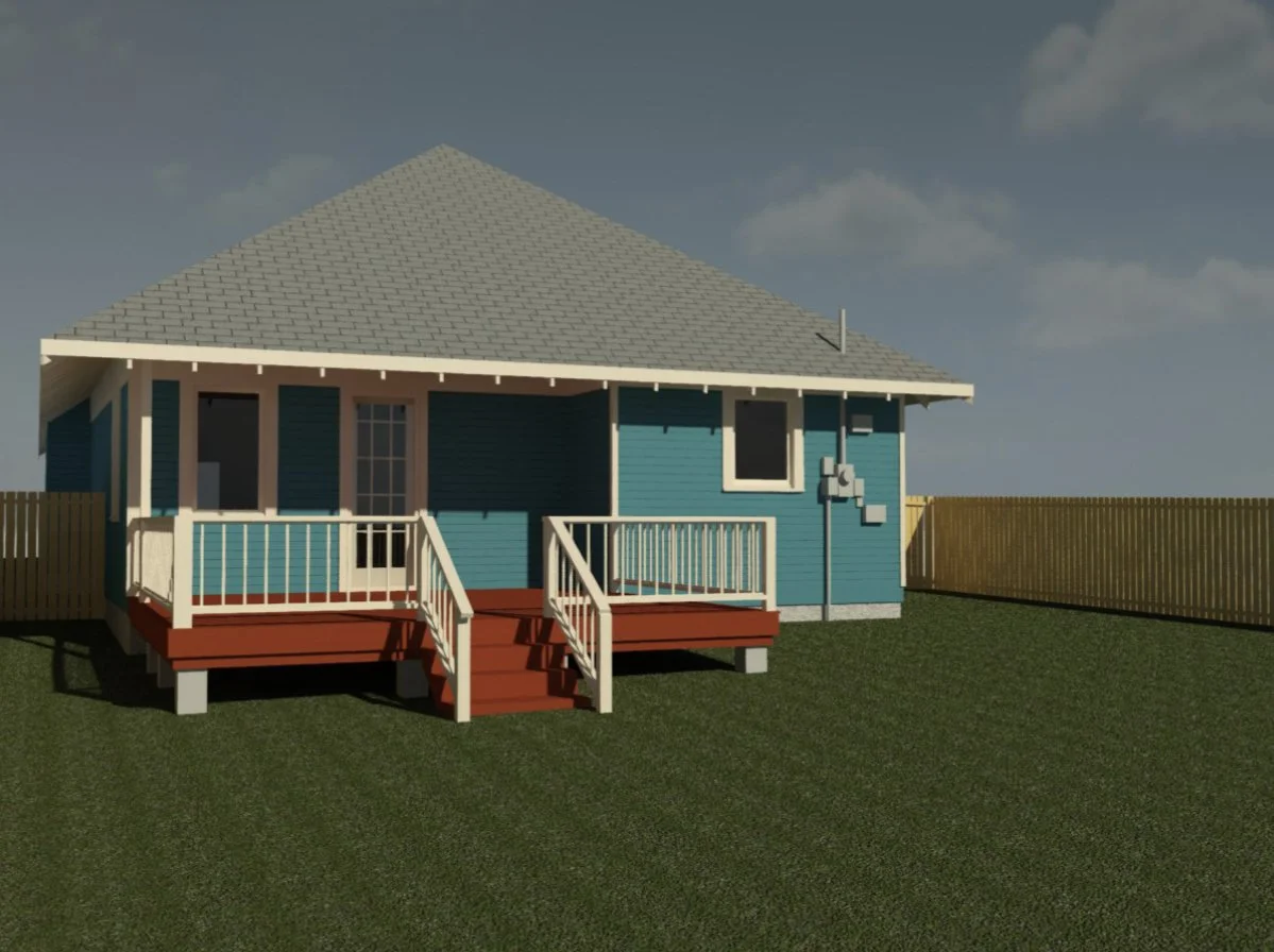 Existing Rear Yard and Porch