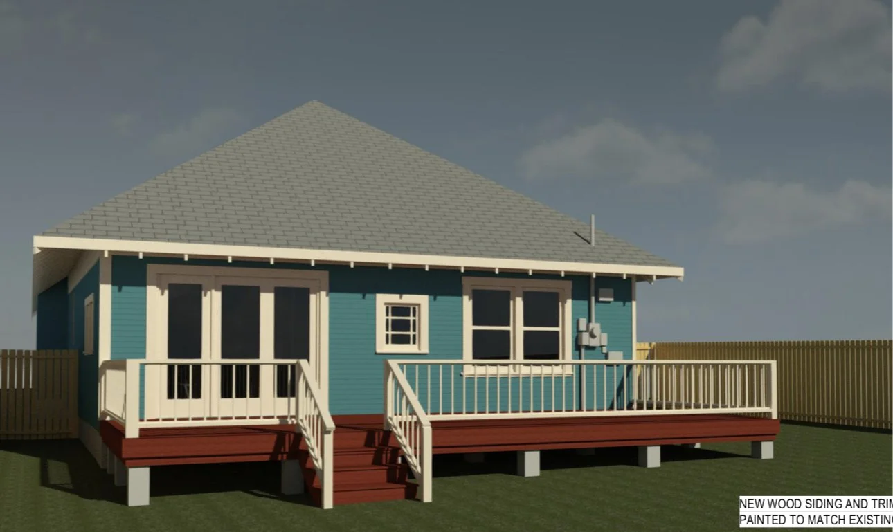 Future Rear Yard and Porch Extension