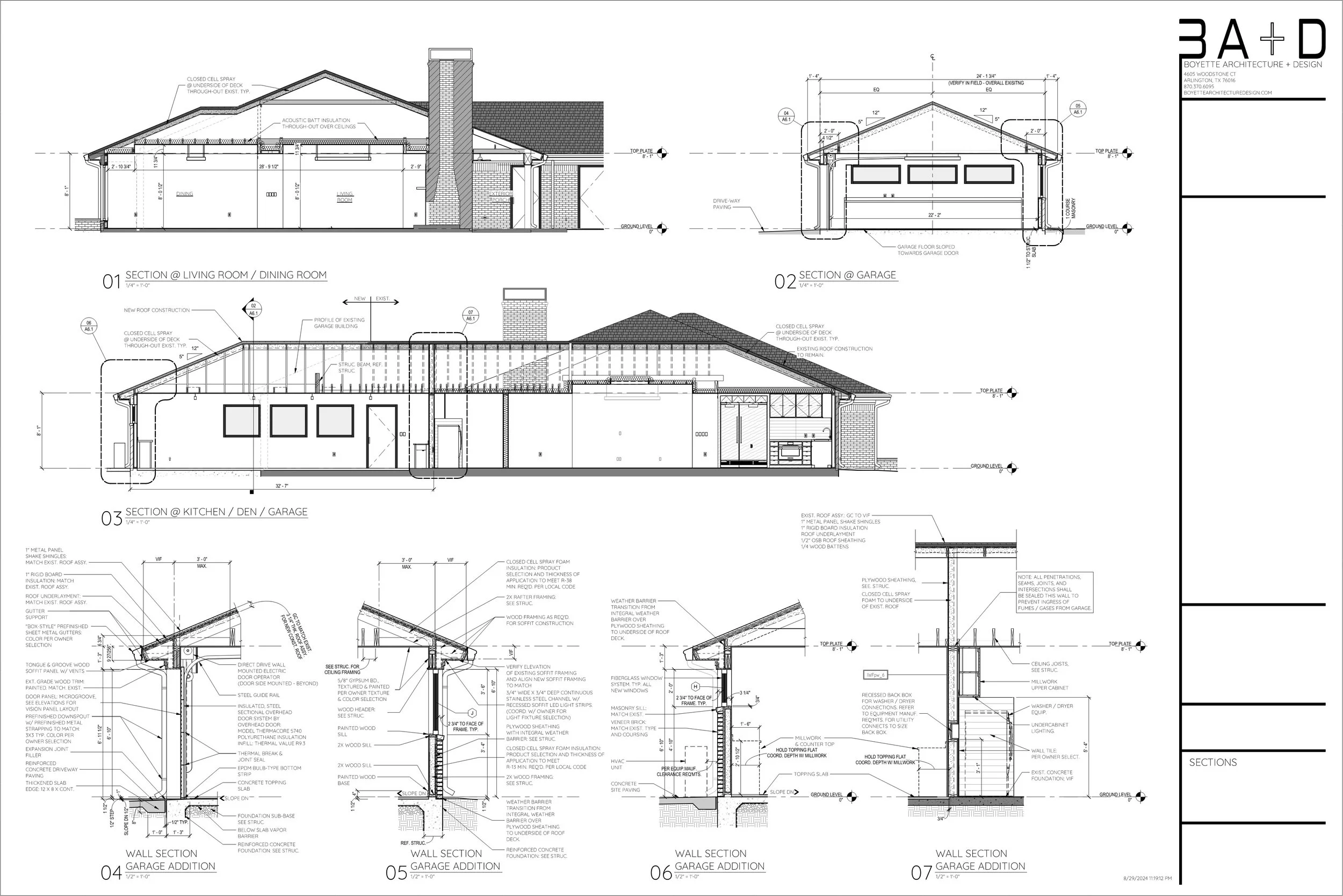 Construction Sections
