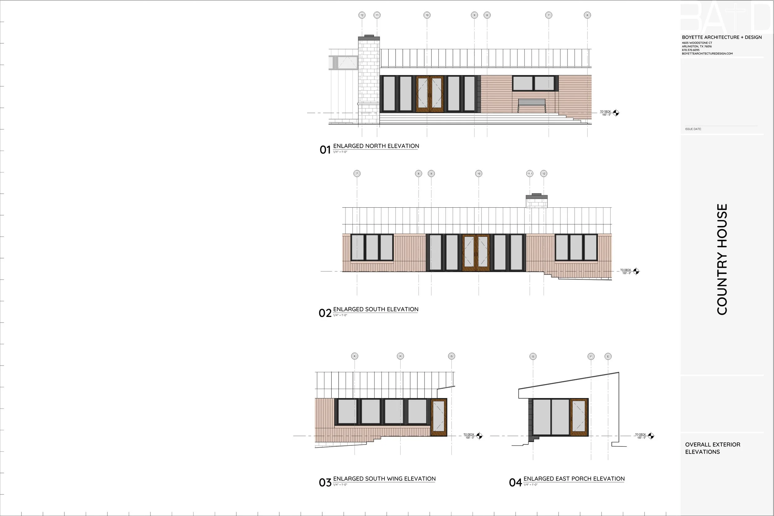 Construction Exterior Elevations