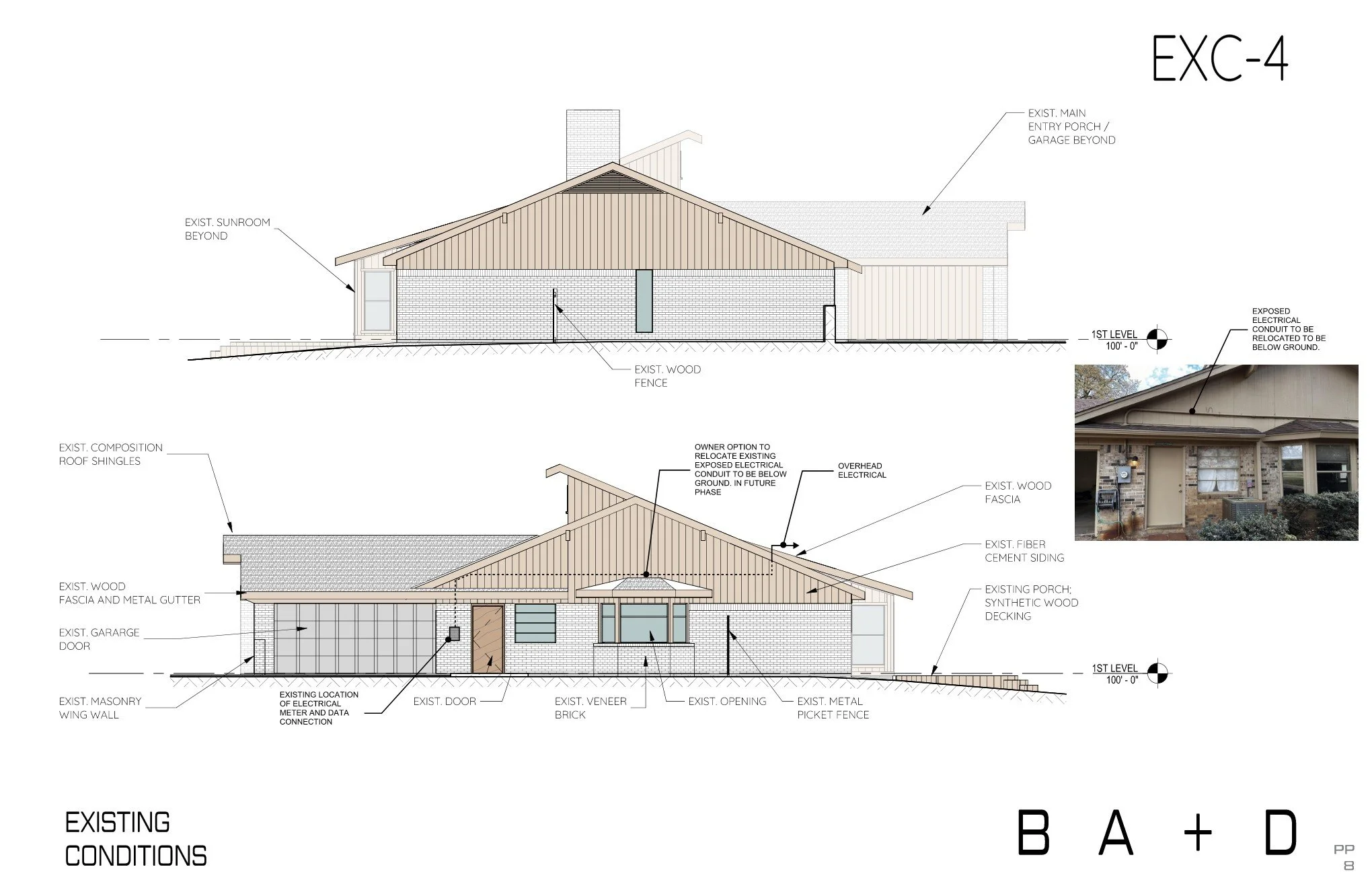 Existing Exterior Elevations