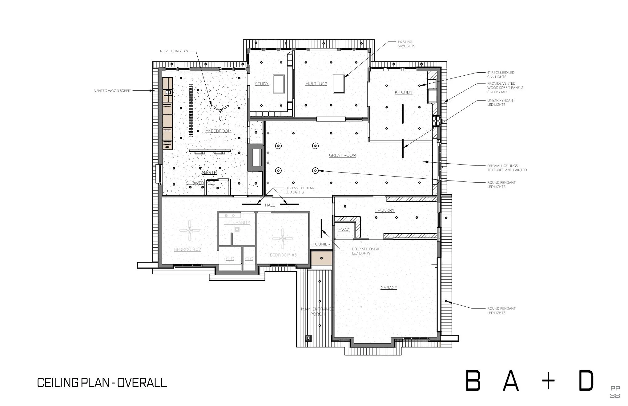 Schematic Design Reflected Ceiling Plan