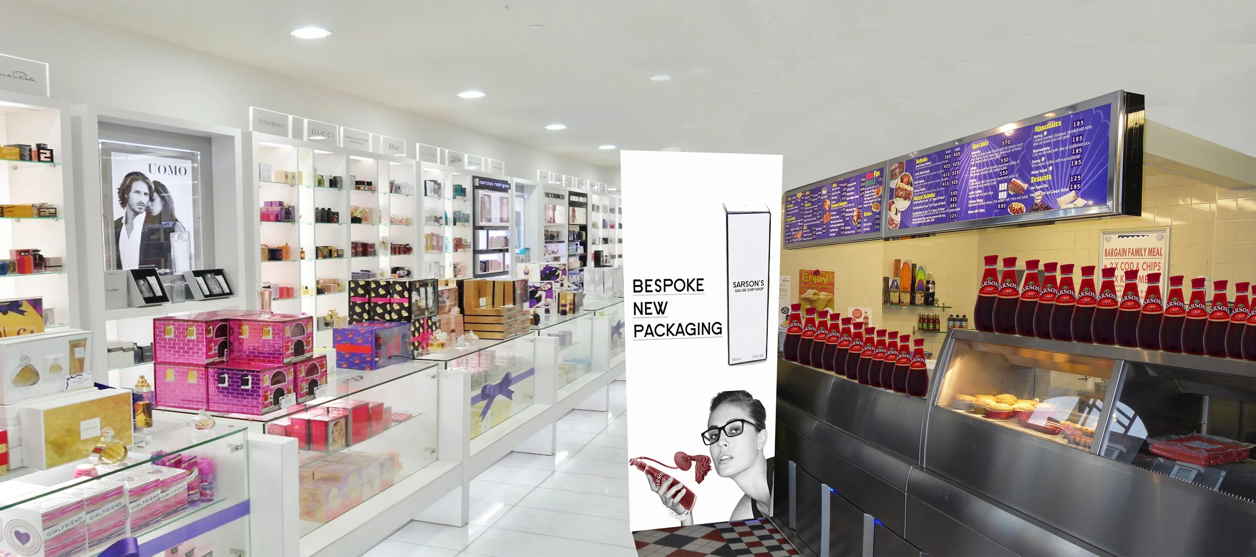 A little perfume counter experiential.
