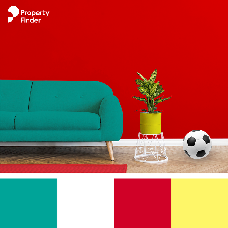   Post copy : Celebrating the new football champions by giving new meaning to the term ‘home colours’.  #TheReds  