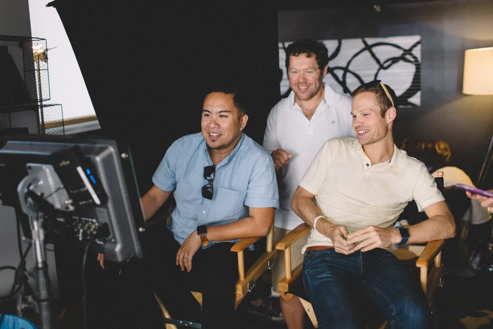 Pictured (left to right): Mike V , Michael Joseph (GC, CEO), Jake Malanoski (GC, Director of Growth) Photographer: Phil Shen