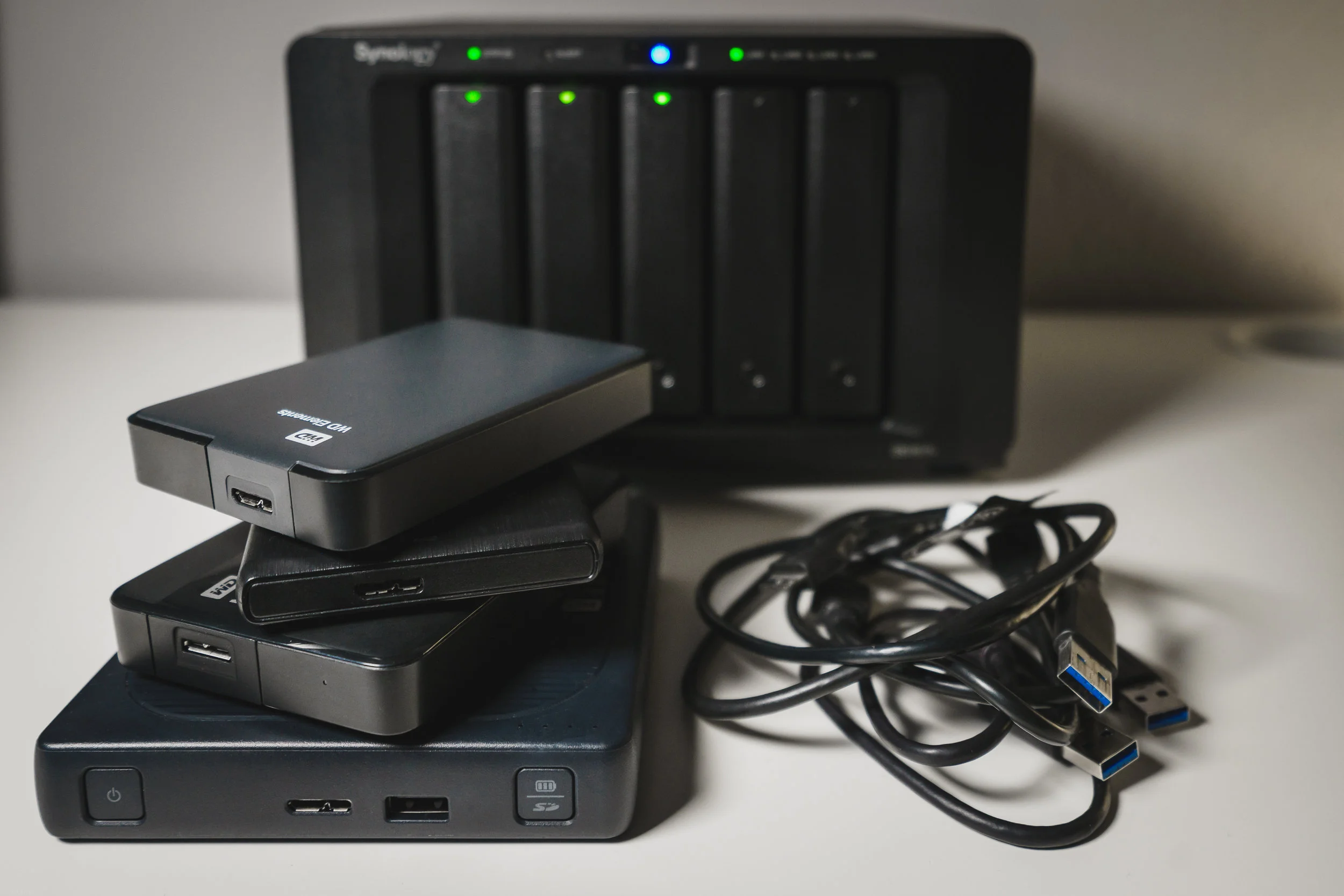 Dealing with multiple USB hard drives