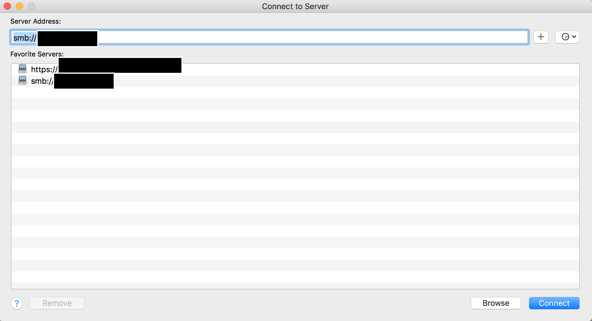Connect Mac to Diskstation
