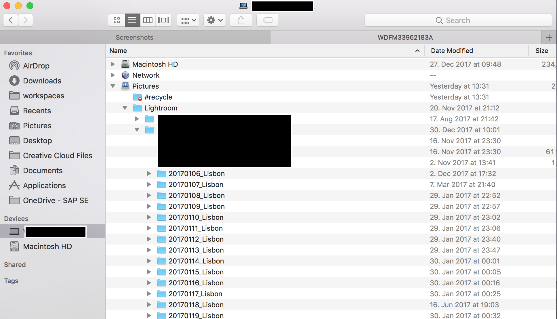 Mounted Diskstation Shared Folder