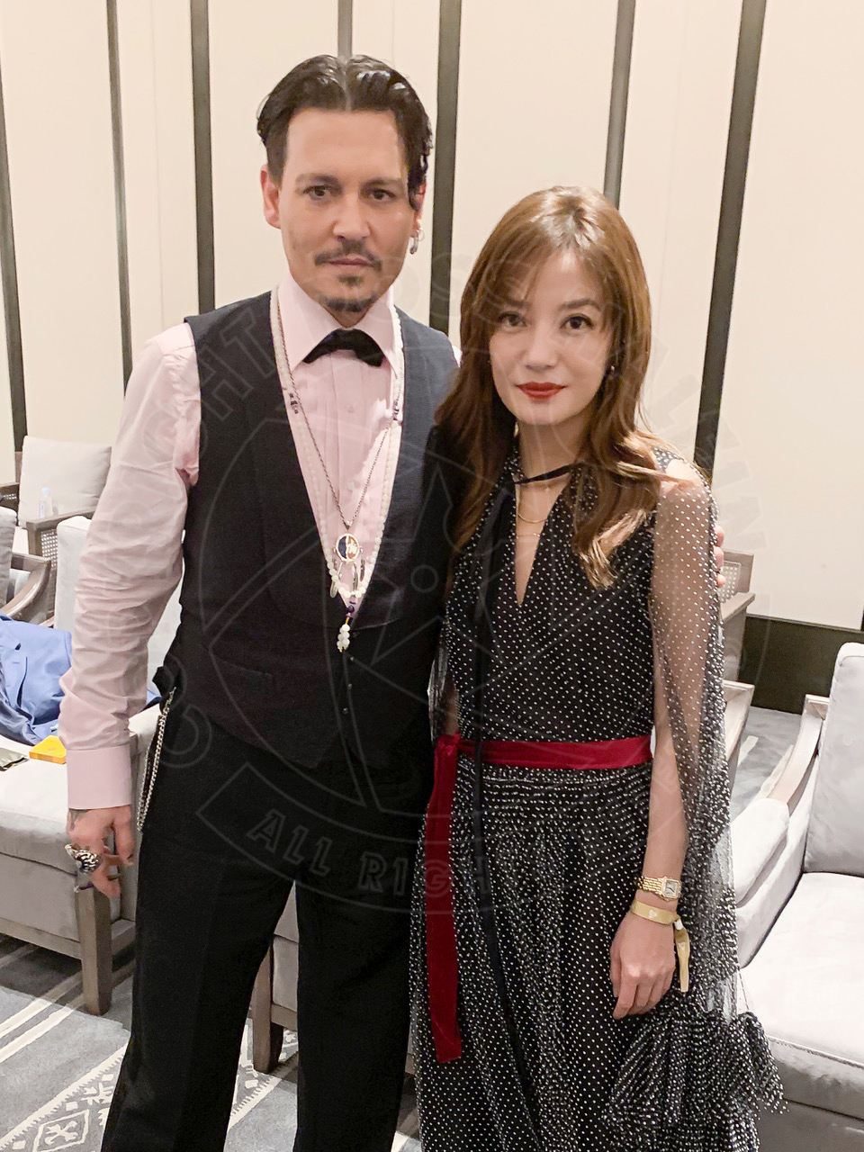 With Vicky Zhao
