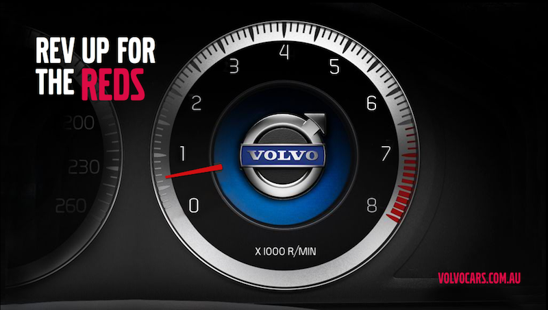 VOLVO STYLISED RESPONSIVE TACHOMETER