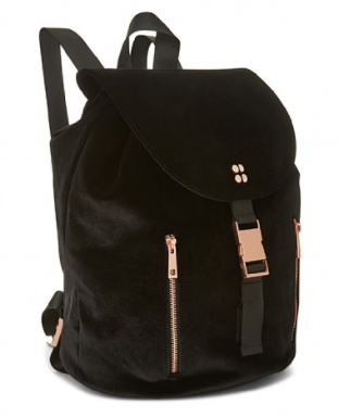 Sweaty Betty Velvet Backpack