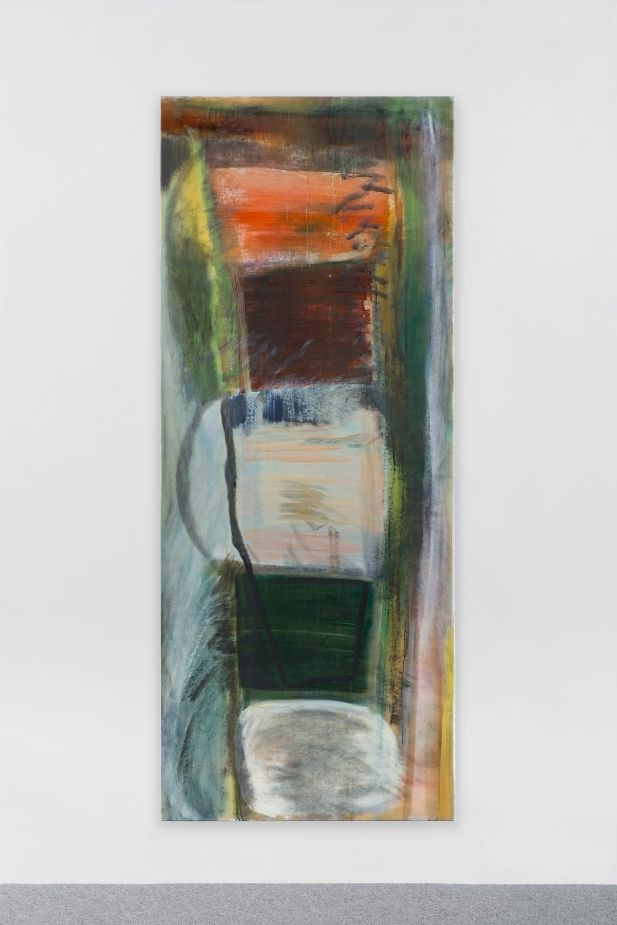 B01 - 0618, 2018, oil on canvas, 239 x 96 cm