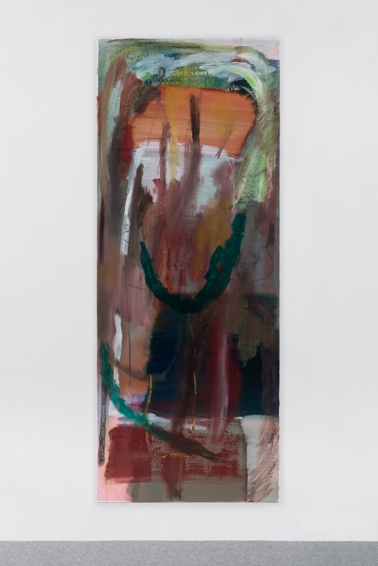 B05 - 0121, 2021, oil on canvas, 239 x 97 cm