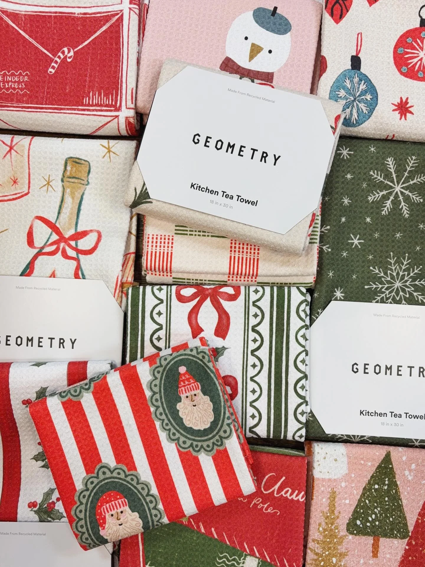 Geometry holiday is back in stock! So many adorable new patterns just arrived and we&rsquo;re having trouble choosing a favorite. This will be our last holiday batch for the season so if you&rsquo;ve been wanting to add to your collection be sure to 