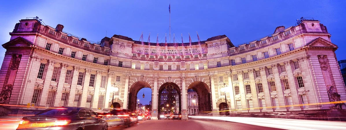 Admiralty Arch as seen from The Mall