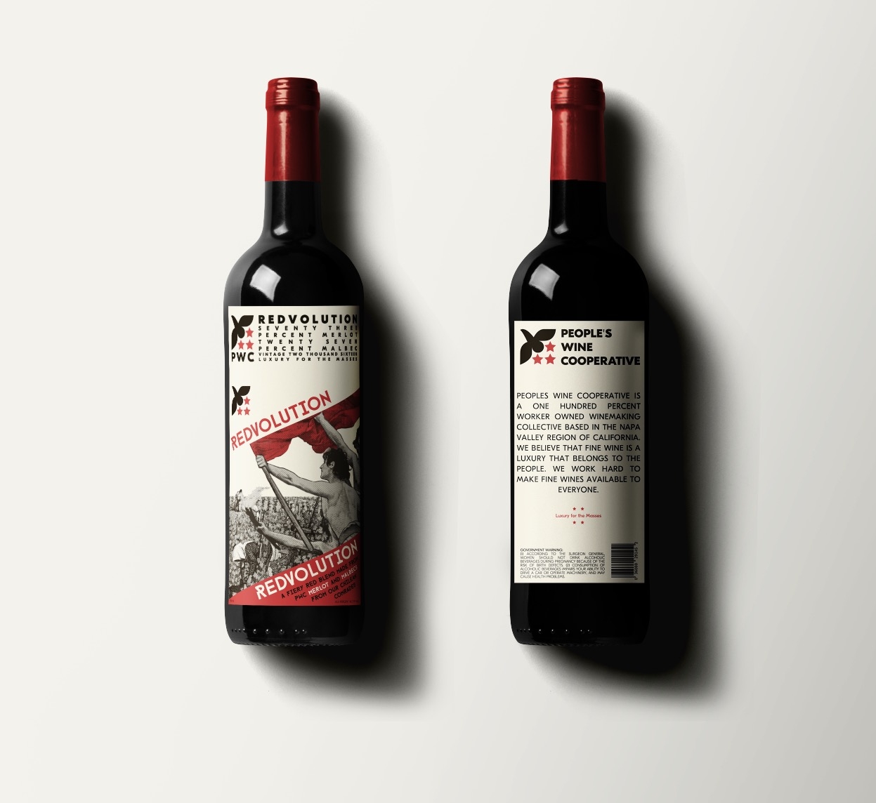 Redvolution Label Design