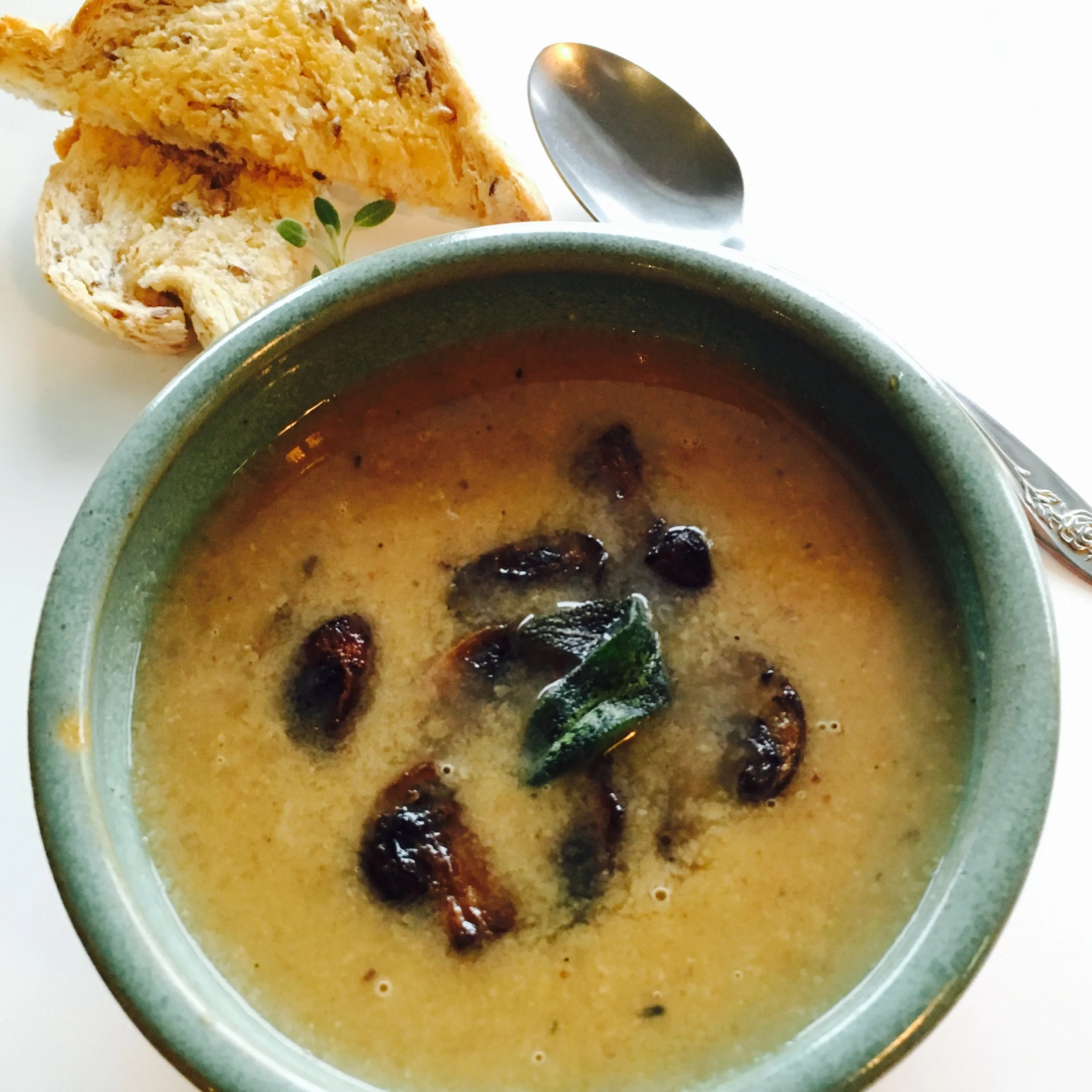 Cauliflower Mushroom Soup