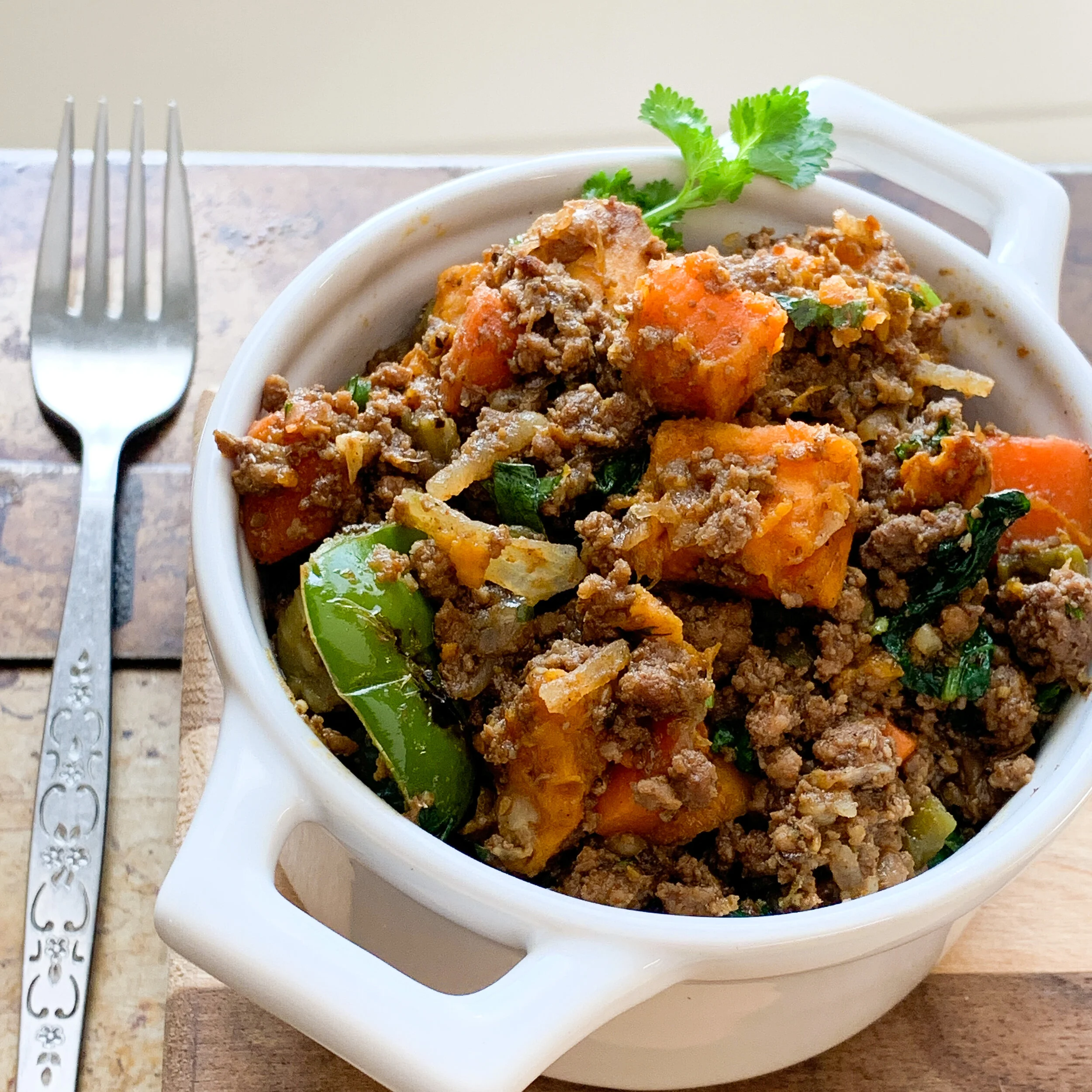 sweet potato and beef picadillo 4