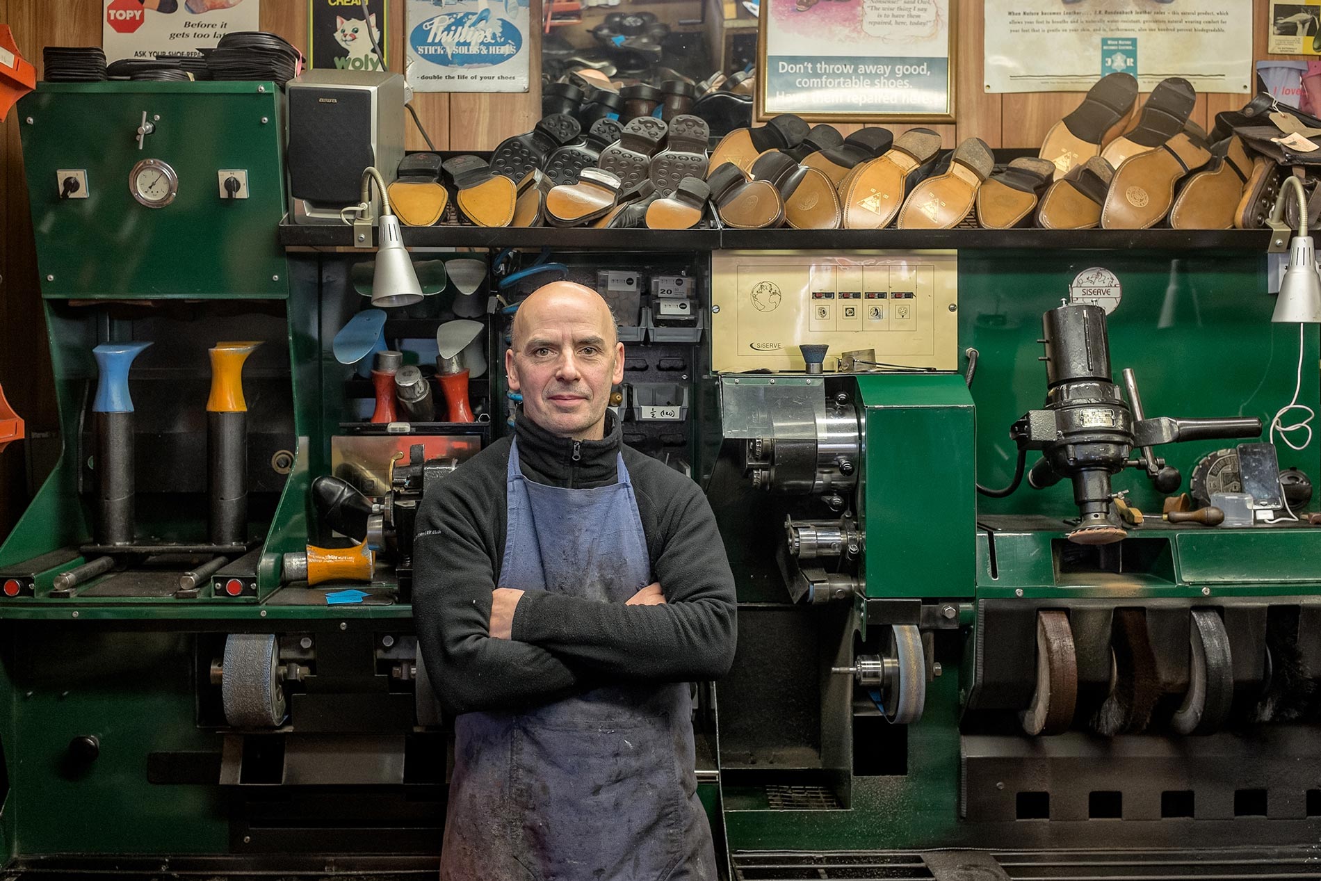 Huttons shoe repair - Elgin Terrace, Edinburgh