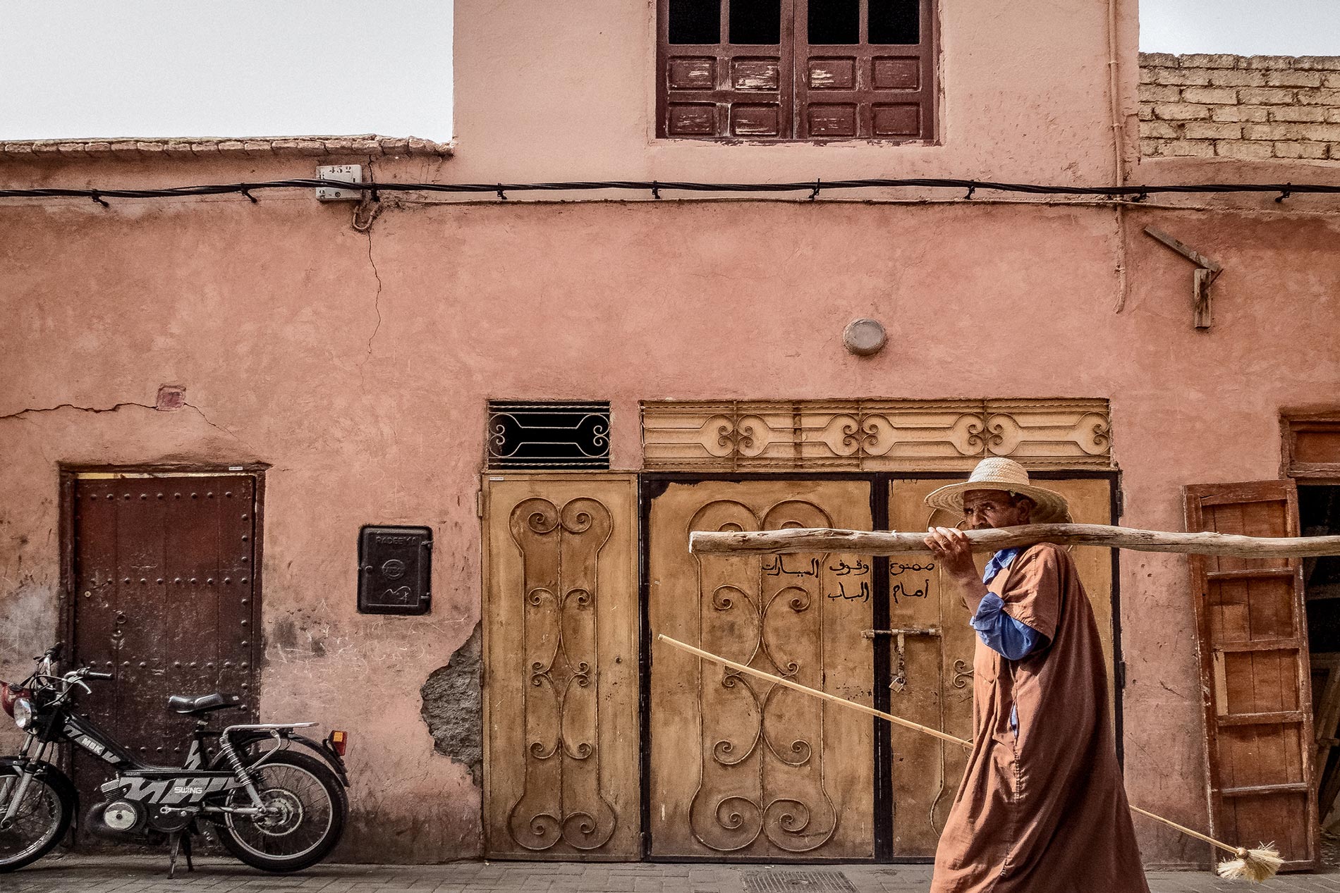 Stick man - Marrakech