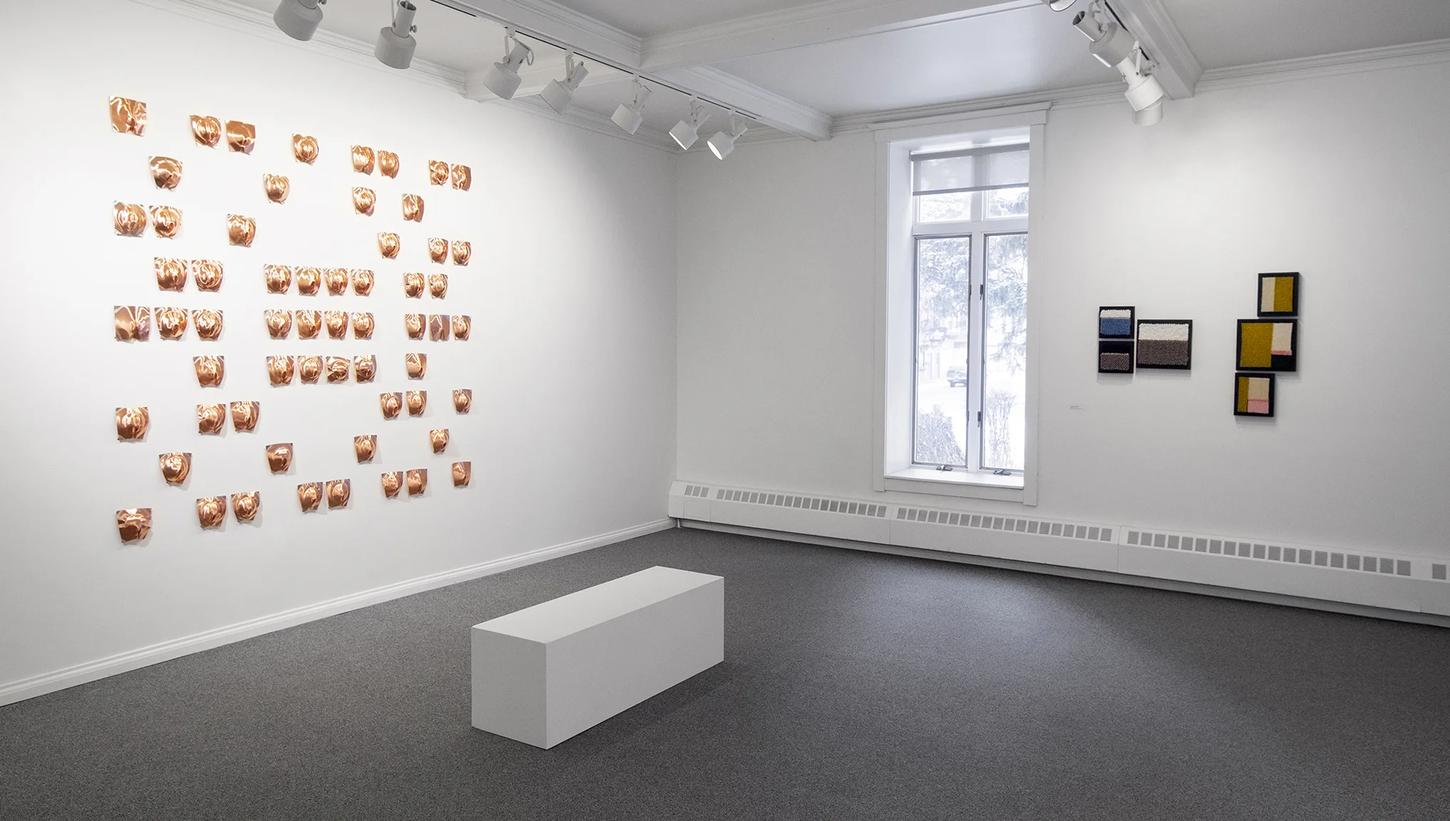 Return to Weaving - installed as part of PERMISSION - solo exhibition Tia Keo