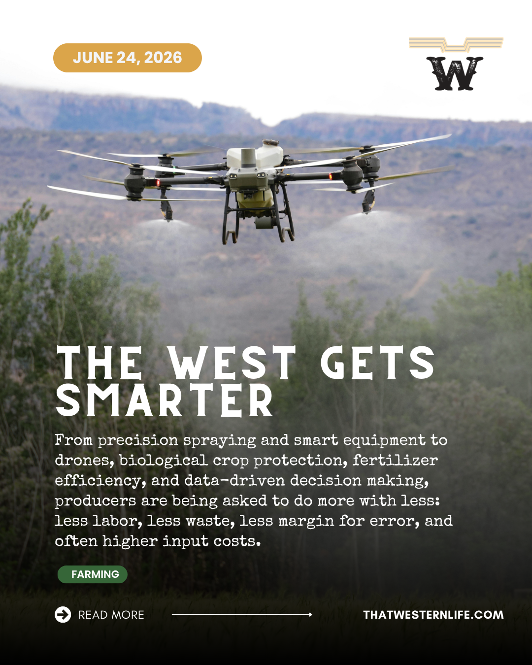 Why Ag Tech Belongs in the Western Lifestyle Conversation 