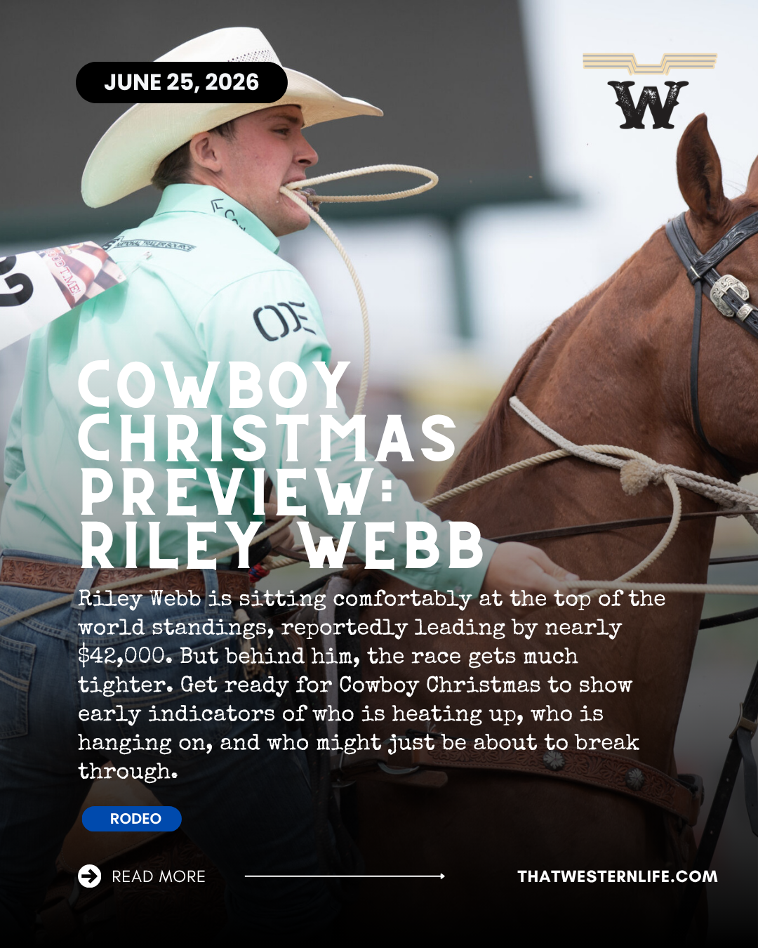 Cowboy Christmas 2026 Preview: Riley Webb
