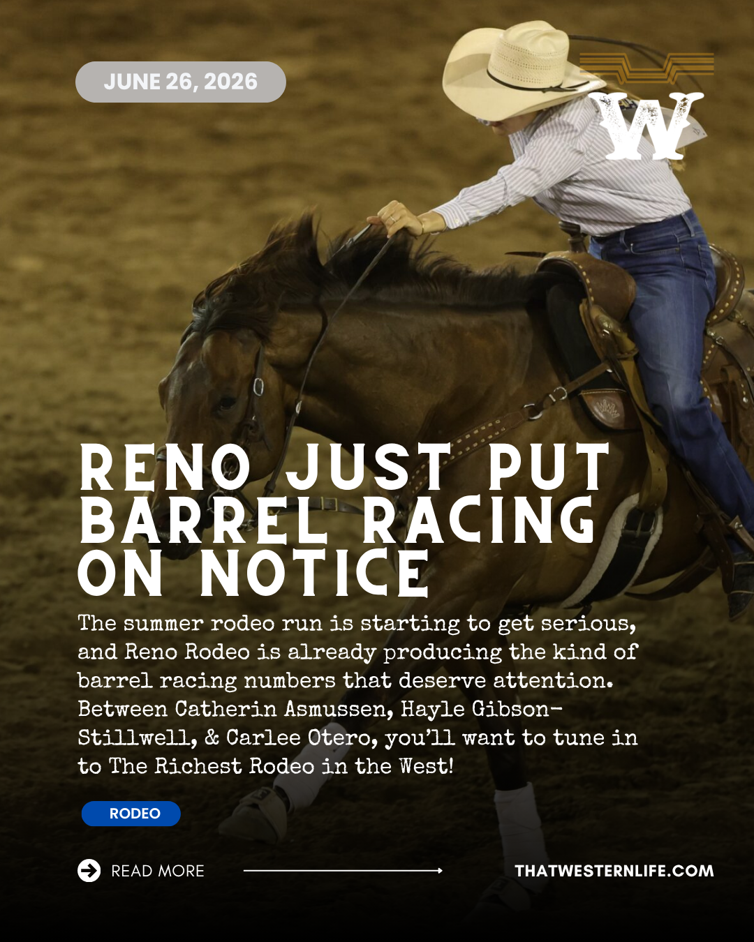 Reno Rodeo is Giving Barrel Racing Fans a Reason to Pay Attention