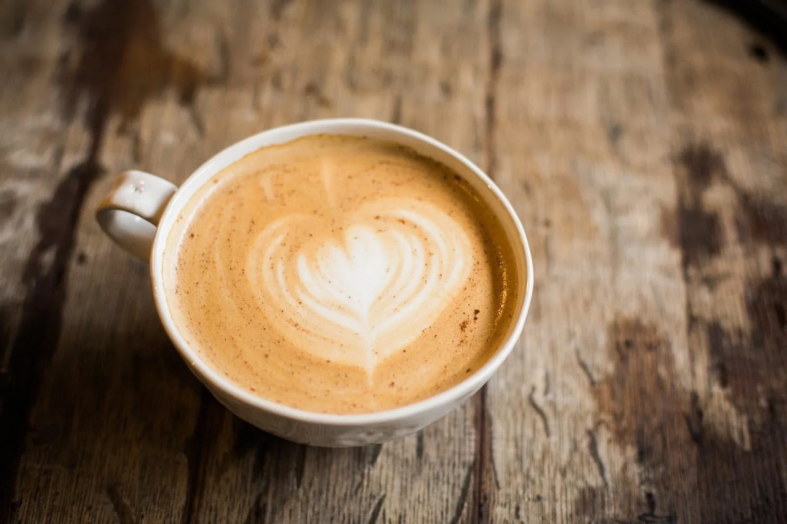 Latte Art Heart Seattle Coffee Catering