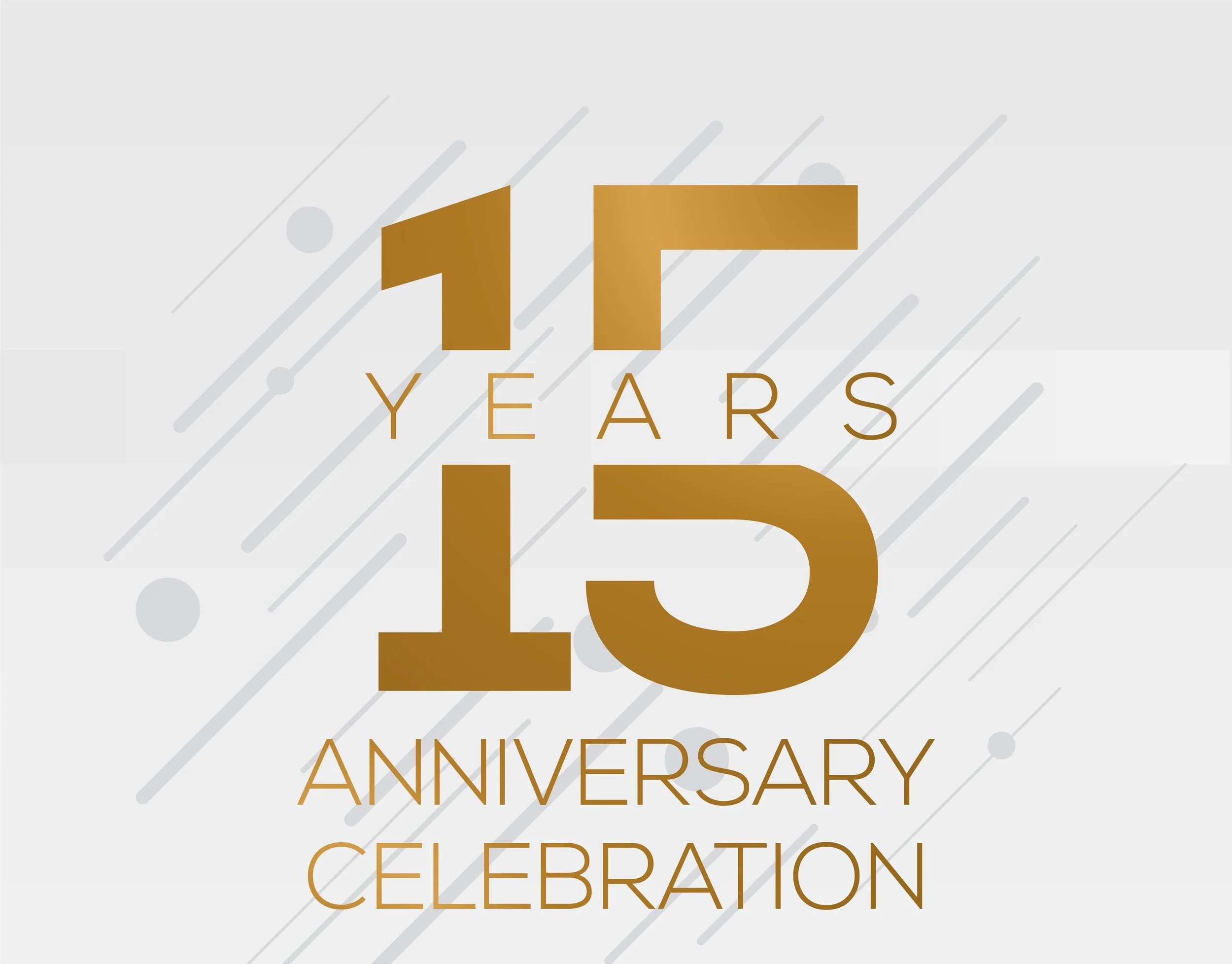 15-Year Anniversary Graphic