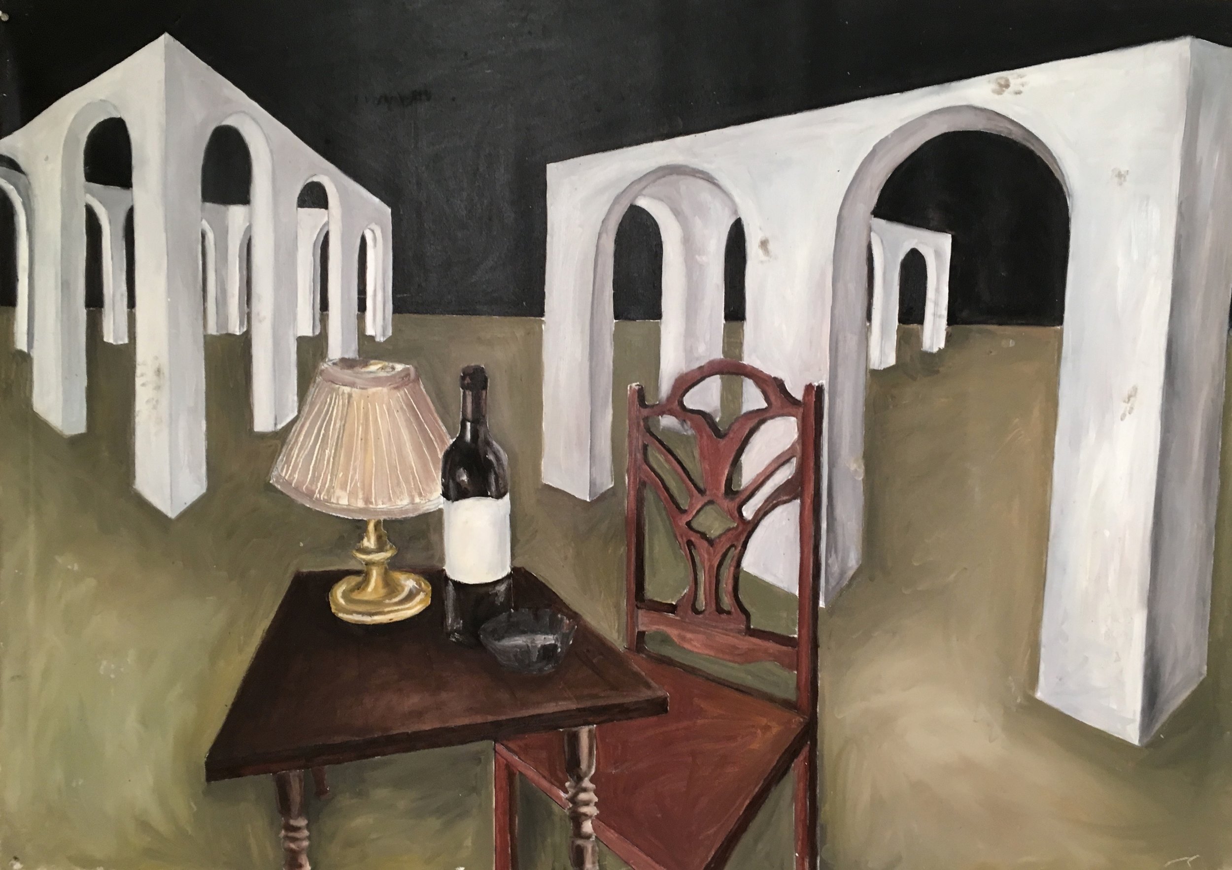 on the verge of Nothingness oil on canvas, 2016