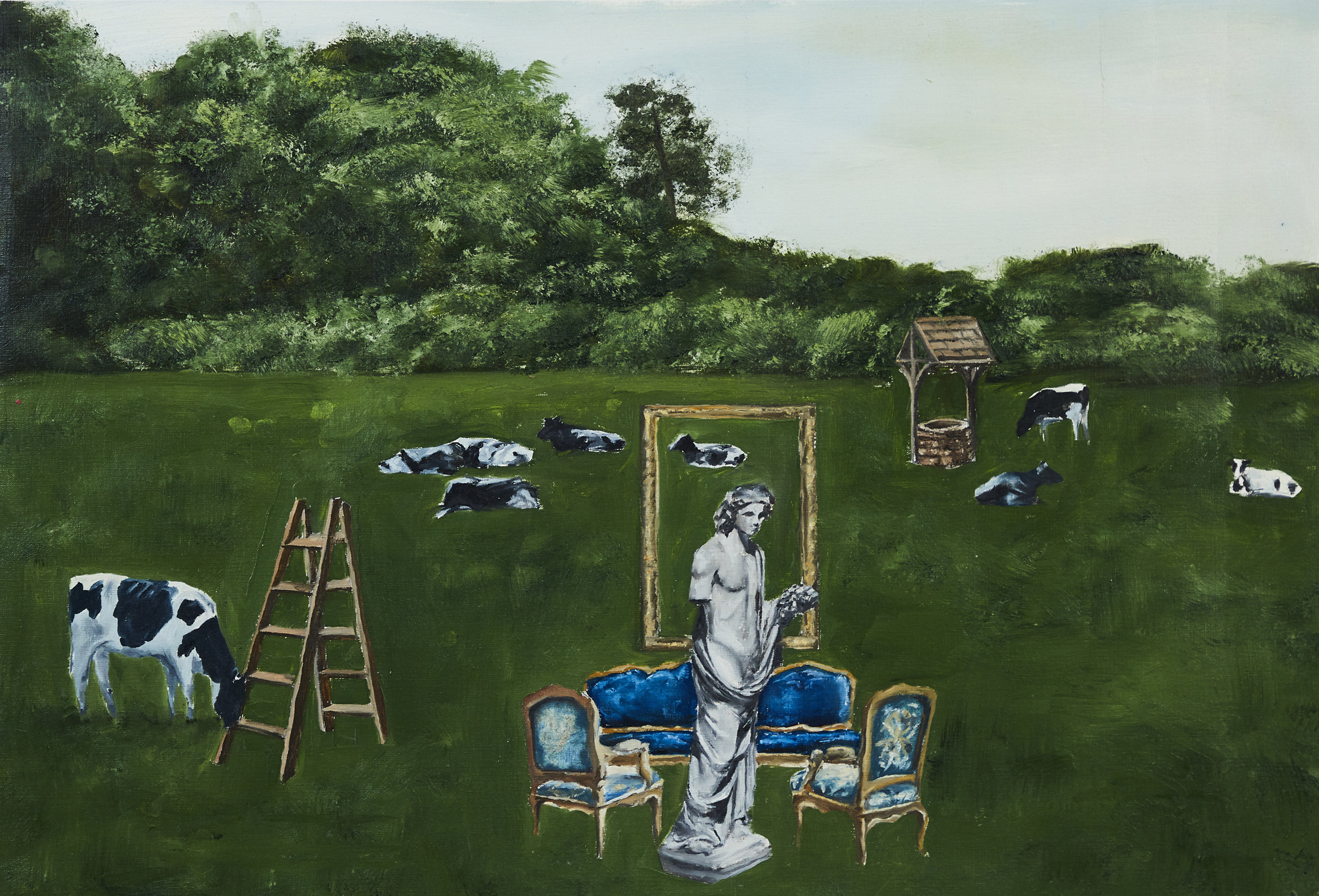 Conceptually I am Not Here oil on canvas
