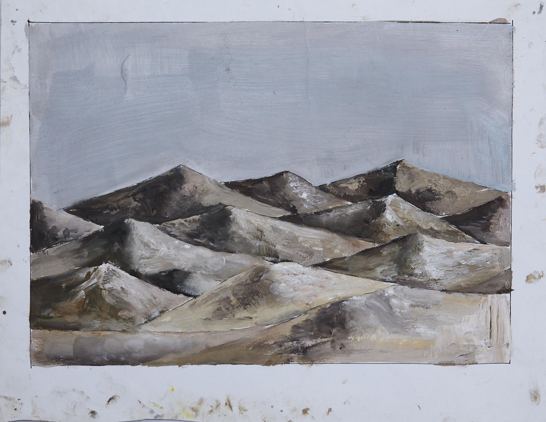 My Favorite Painting Oil on paper