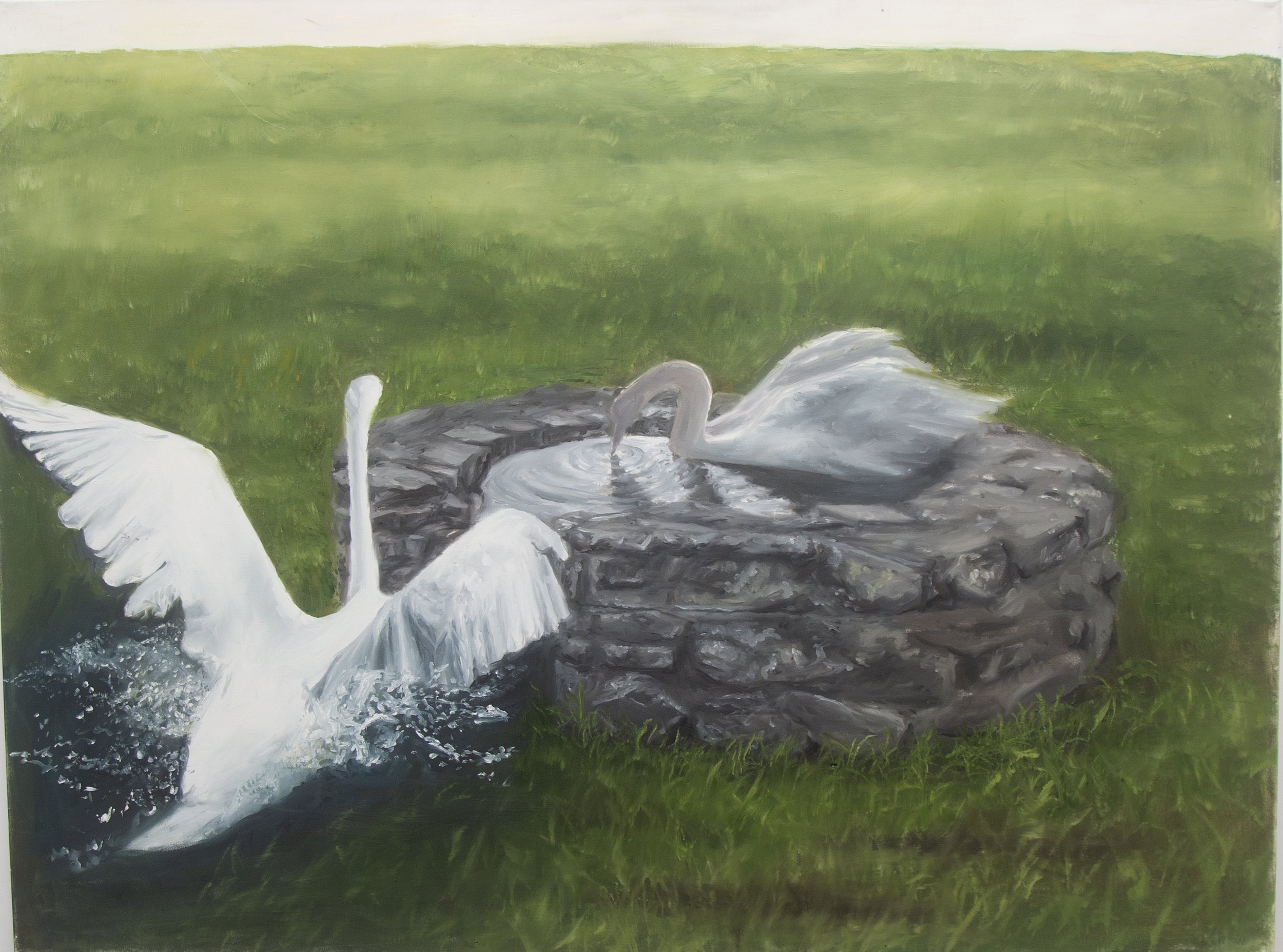 "a climate of intuition" oil on canvas, nov 2018